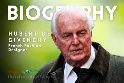 hubert de givenchy background|hubert de Givenchy net worth.